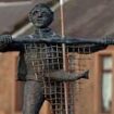 Controversial statue of 'haaf-netter' fisherman in Scottish Border town to be scrapped and melted down - after years of ridicule and vandalism