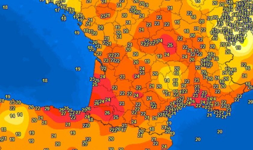 Météo : dans le Sud-Ouest, jusqu’à 26 °C relevés et une nuit d’été en cette fin novembre