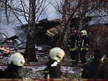 Plane crash kills one person after DHL cargo flight crashes into a house as it approached Vilnius Airport