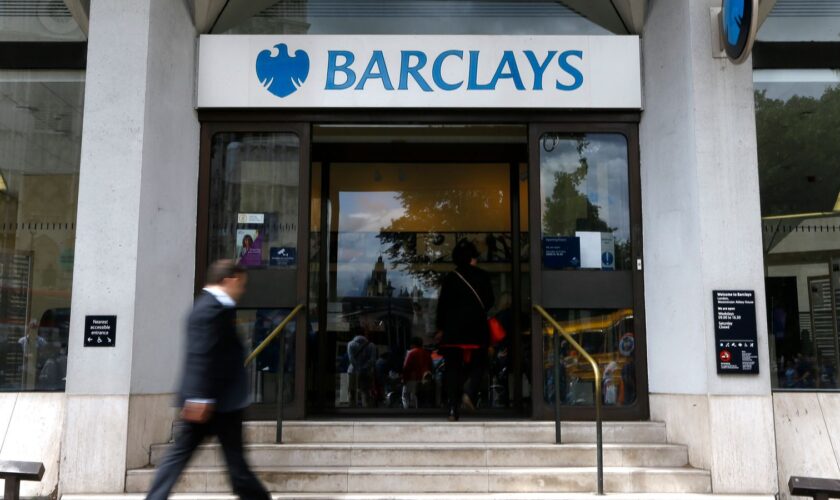 A Barclays branch in London. File Pic: AP