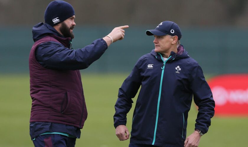 Andy Farrell will not shy away from Lions talk as Ireland prepare for Australia