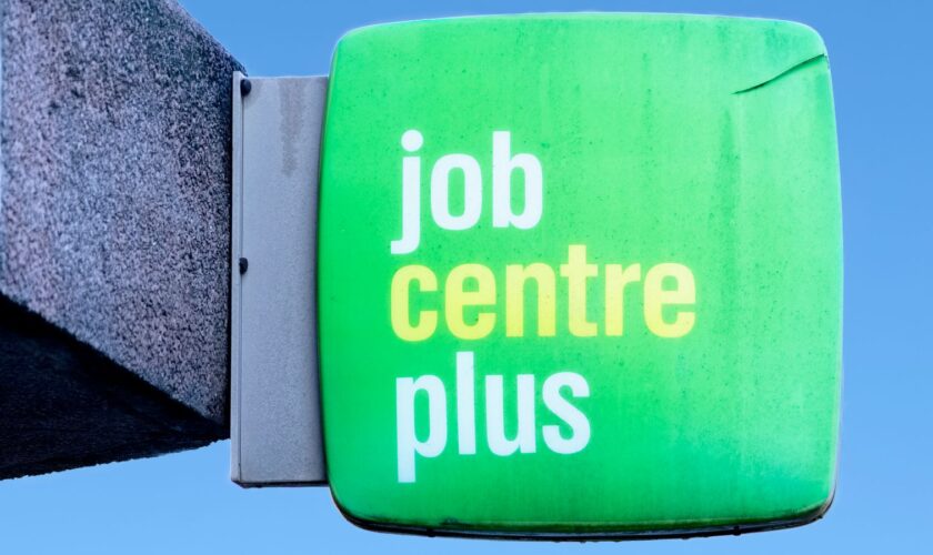 Jobcentre plus sign. Pic: iStock