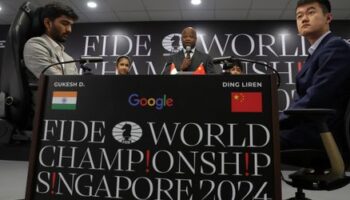 Schach-WM: Ding Liren vs. Dommaraju Gukesh - die zweite Partie im Liveticker