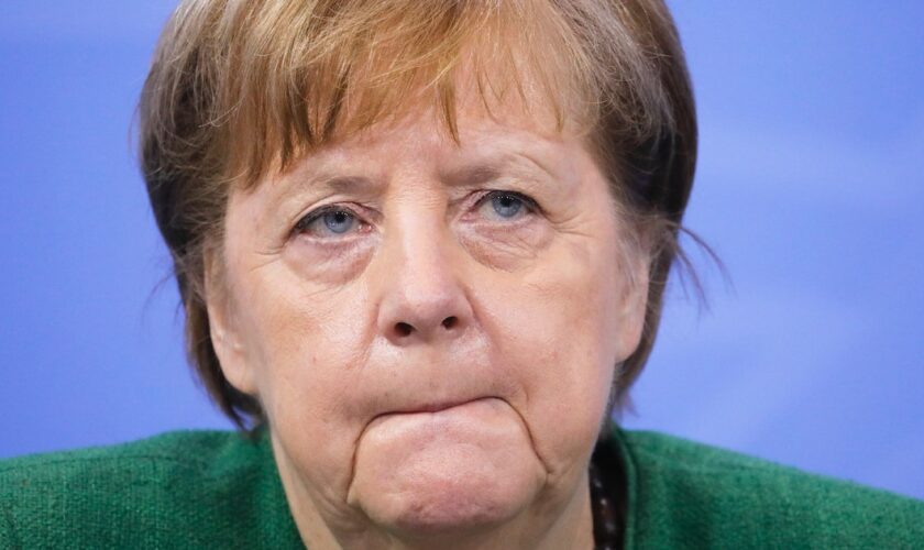 La chancelière allemande Angela Merkel le 9 mars 2021 à Berlin