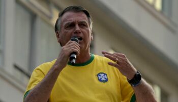 L'ancien président brésilien Jair Bolsonaro s'adresse à ses partisans lors d'un rassemblement à l'occasion de la fête de l'indépendance à Sao Paulo, au Brésil, le 7 septembre 2024