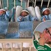 I struggled to conceive for years but then gave birth to one-in-200 million identical triplets - they are a gift from God