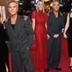 Robbie Williams smiles through the pain as he attends Better Man premiere alongside wife Ayda Field, ex-girlfriend Nicole Appleton and Holly Willoughby after revealing his beloved mother's dementia diagnosis