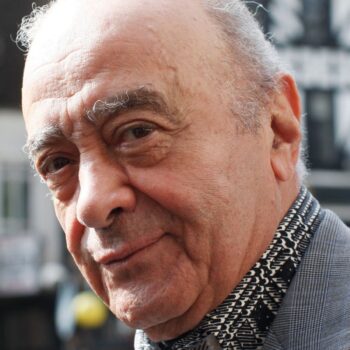 Mohamed al Fayed has been accused of sexual misconduct by several women. Pic: Reuters