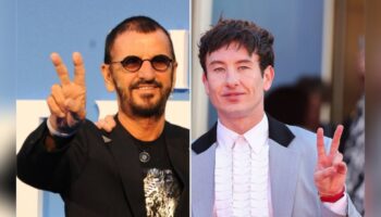 Barry Keoghan (rechts) soll offenbar Beatles-Schlagzeuger Ringo Starr verkörpern.