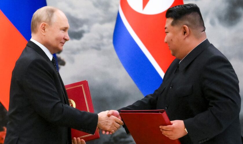 Russland und Nordkorea: So fürstlich beschenken sich Putin und Kim gegenseitig