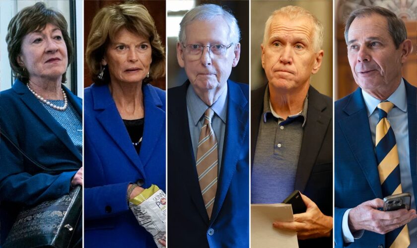 The five Republican senators who could thwart Trump’s agenda and nominees