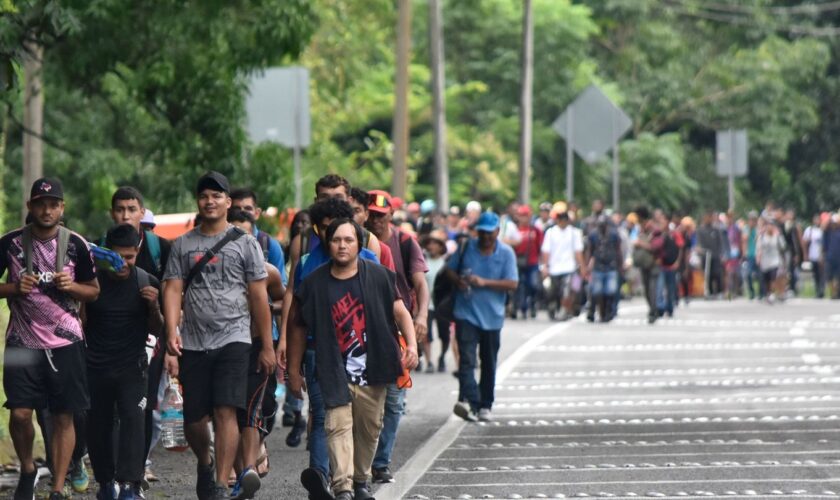 Zehntausende Menschen versuchen jedes Jahr, vor Armut, Gewalt und politischen Krisen aus Südamerika in die USA zu flüchten. (Arc