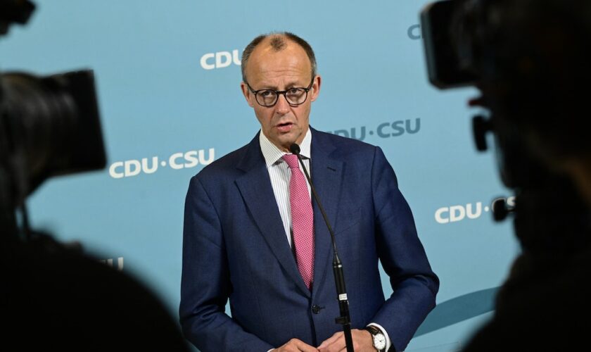 Friedrich Merz, le chef de la CDU, le parti conservateur  allemand, ici le 15 novembre 2024.