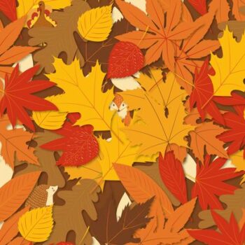 Autumnal brain teaser challenges you to find animals sneakily hidden among leaves