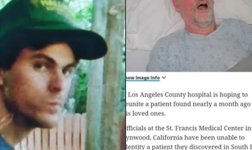 California man, who vanished 25 years ago, to reunite with family after picture in news article