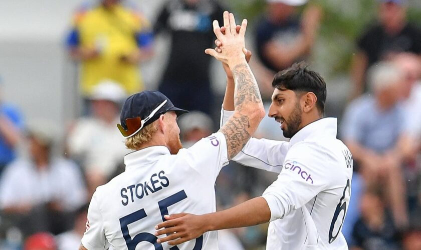 England find unlikely hero on promising day one in New Zealand