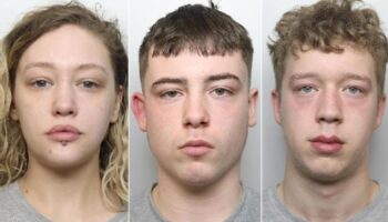 Rebecca Moore, Jack Douglas and Barney Griffin. Pic: South Yorkshire Police