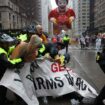 Anti-Israel protesters disrupt Macy's Thanksgiving Day Parade