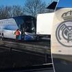 Real Madrid team coach crashes on motorway after Champions League defeat by Liverpool - with onlooker suggesting players could've suffered 'nasty whiplash' if on board