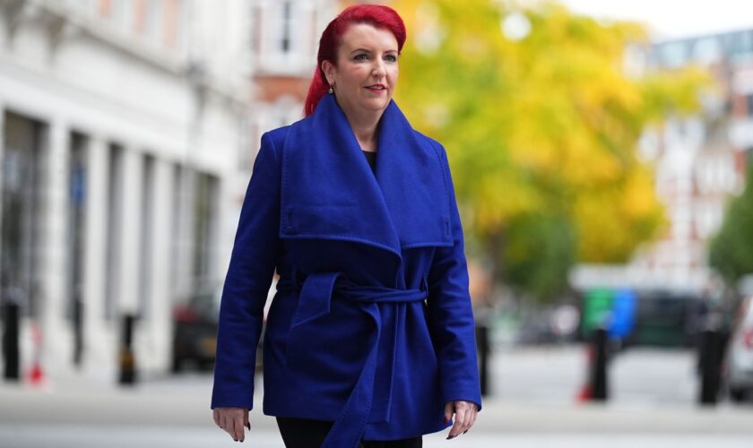 Transport Secretary Louise Haigh arrives at BBC Broadcasting House in London, to appear on the BBC One current affairs programme, Sunday with Laura Kuenssberg. Picture date: Sunday November 17, 2024.