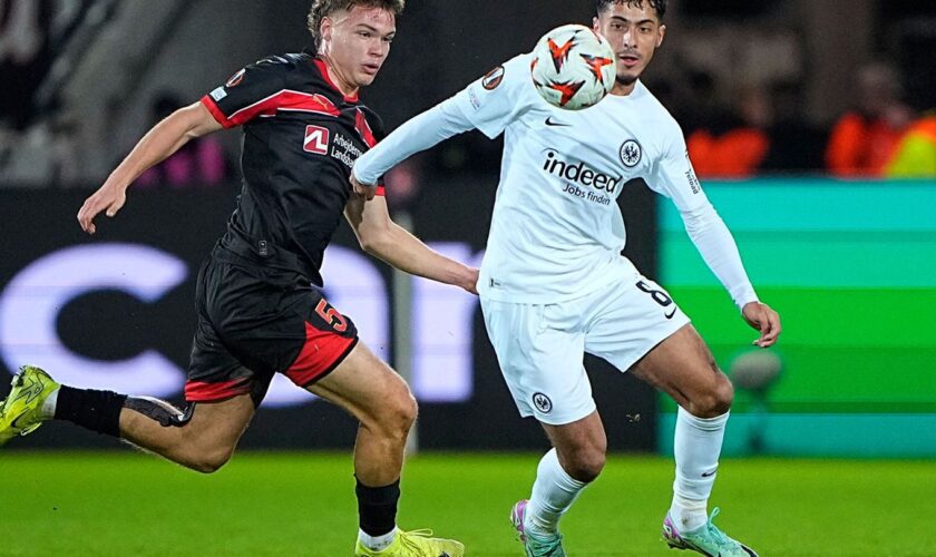 Eintracht Frankfurt bleibt auch in der Europa League auf Erfolgskurs. Foto: Bo Amstrup/Ritzau Scanpix Foto/AP