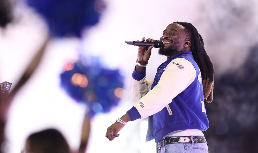 Music star Shaboozey takes in overnight fame after NFL halftime show: 'What can't God do?'