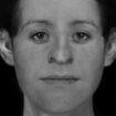 The facial reconstruction of the unidentified woman. Pic: PA/Greater Manchester Police