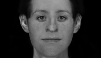 The facial reconstruction of the unidentified woman. Pic: PA/Greater Manchester Police