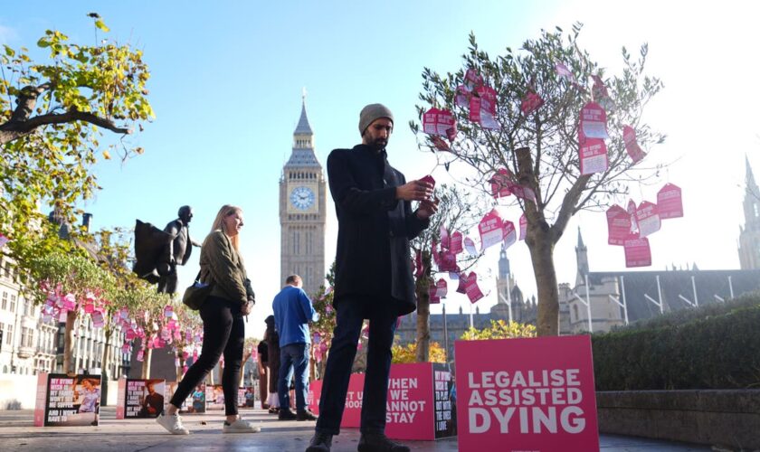 Assisted dying bill - latest: MP wipes away tears as she describes daughter’s struggle in historic debate