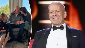 Bruce Willis seen in rare photo shared by daughters as he battles dementia