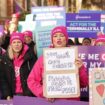 People take part in a demonstration organised by campaign group Dignity in Dying outside the Houses of Parliament in Westminster, London, in support of the Terminally Ill Adults (End of Life) Bill. Picture date: Friday November 29, 2024.