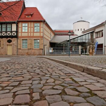 Das Gleimhaus in Halberstadt ist die letzte Station der Virtual-Reality-Wanderausstellung "Vererbt, vergöttert, vergessen? Über