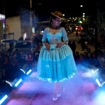 In Bolivia's scrappy highlands, proud Indigenous Cholas take the runway by storm