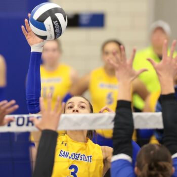 Who is Blaire Fleming? SJSU volleyball player dominating female rivals and enraging women's rights groups