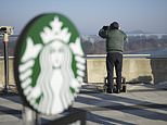 Starbucks opens up new branch on South Korea's border with the North - where customers can sip a latte and check for any trouble brewing in the demilitarised zone