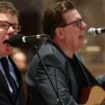 The Proclaimers perform Cap in Hand at St Giles Cathedral in Edinburgh during the public memorial service for the former first minister of Scotland Alex Salmond who died aged 69 last month. Picture date: Saturday November 30, 2024.