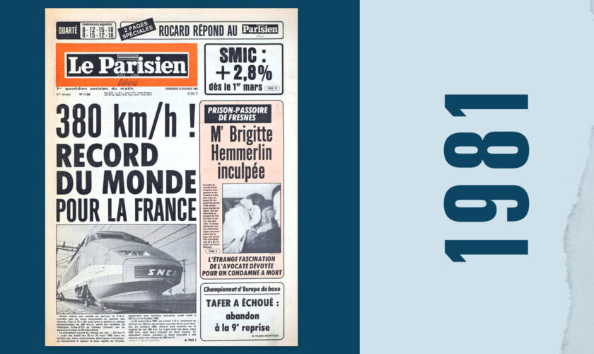 27 février 1981 : Cocorico ! Le TGV bat le record du monde de vitesse