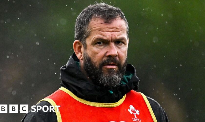 Ireland head coach Andy Farrell