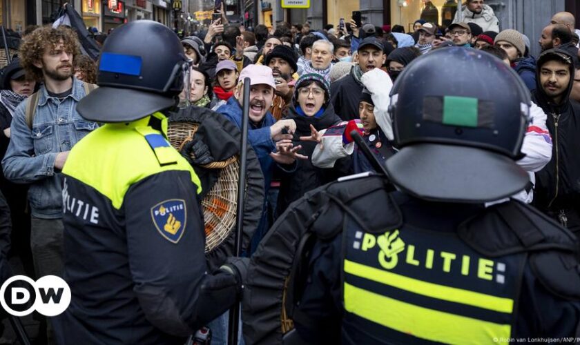 Amsterdam police break up banned pro-Palestinian rally