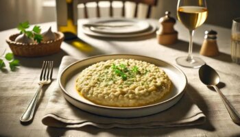 Arroz cremoso de coliflor: el falso risotto bajo en carbohidratos que no creerás que es saludable