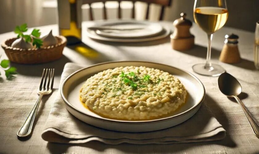 Arroz cremoso de coliflor: el falso risotto bajo en carbohidratos que no creerás que es saludable