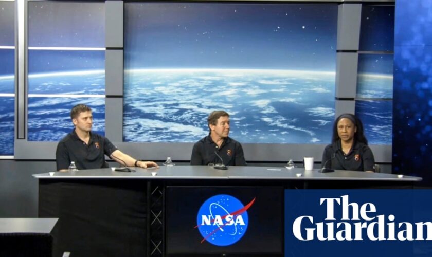 Astronauts tight-lipped about reason for hospital visit after 235 days in space