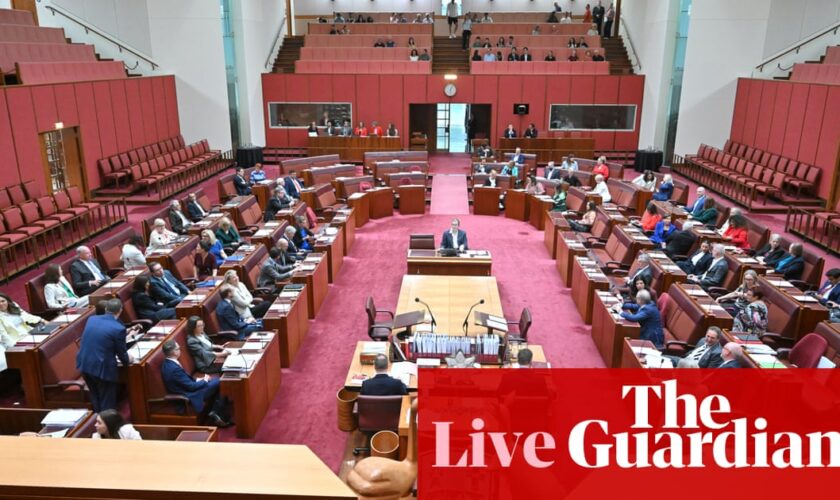 Australia politics live: Labor to try to push 37 bills through Senate on 2024’s last sitting day; ‘climate Christmas’ coming