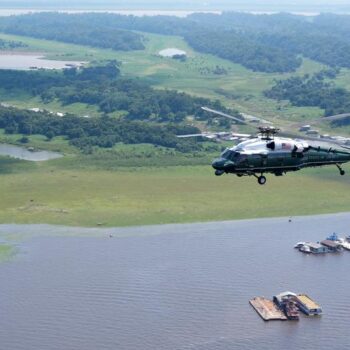 Biden begins historic trip to Amazon rainforest