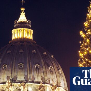 Campaigners in Italy urge pope to stop ‘sacrifice’ of 200-year-old tree for Xmas