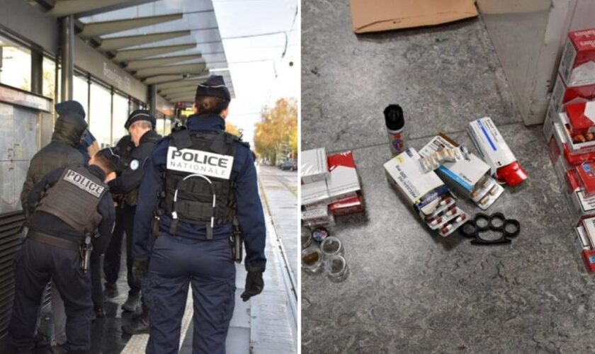 Cigarettes, cannabis et «drogue du pauvre» saisis sur le plus grand marché sauvage de Lyon