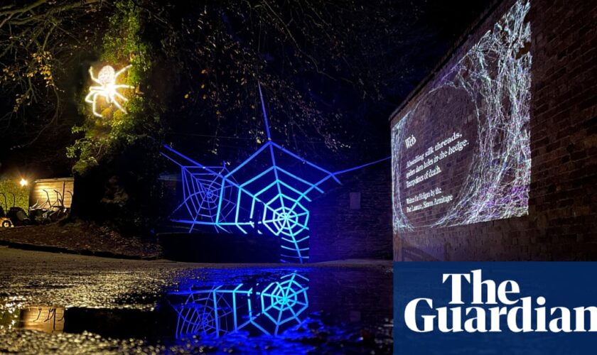 Cornish tourist spot unveils spider-related haiku spun by Simon Armitage