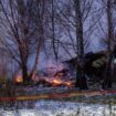 DHL cargo plane crashes near Vilnius airport in Lithuania