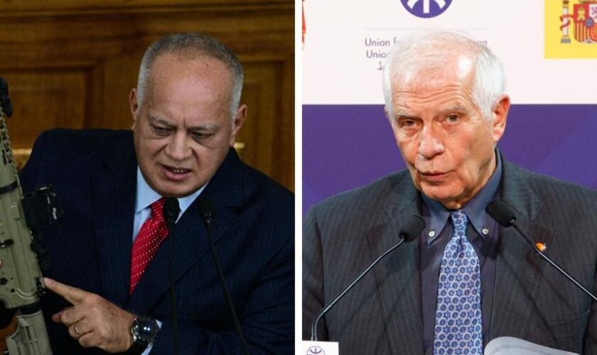 Diosdado Cabello, ministro del Interior de Venezuela, carga contra Josep Borrell y lo sitúa entre «los tres mayores estúpidos del año en el mundo»