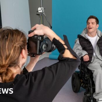 Disabled man who gave up hope of finding work lands first job - as a model